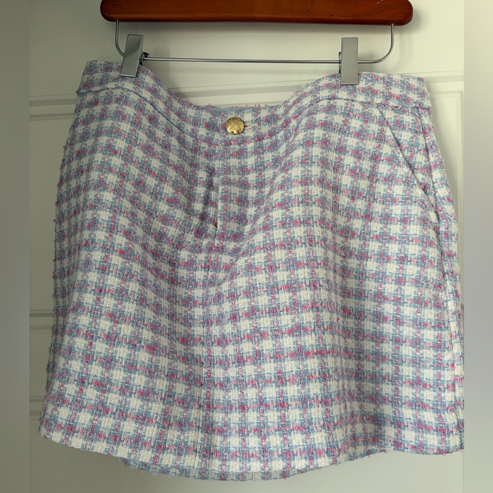 NWT Lilly Pulitzer Colette Mini Skort- Tidepool Boucle